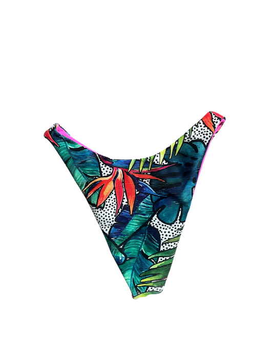 Tobago Cheekyish - S - Birds of Paradise x Barbie Pink