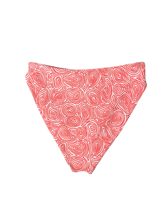 Bermuda Xtra Coverage - S/M - Coral Calyx x Radiant Red