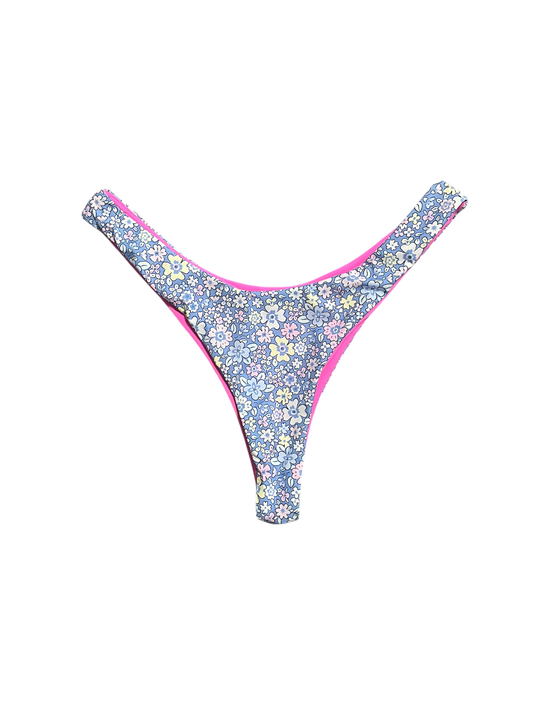 Tobago Cheeky/Thong - XXS/XS - Petite Petals x Barbie Pink