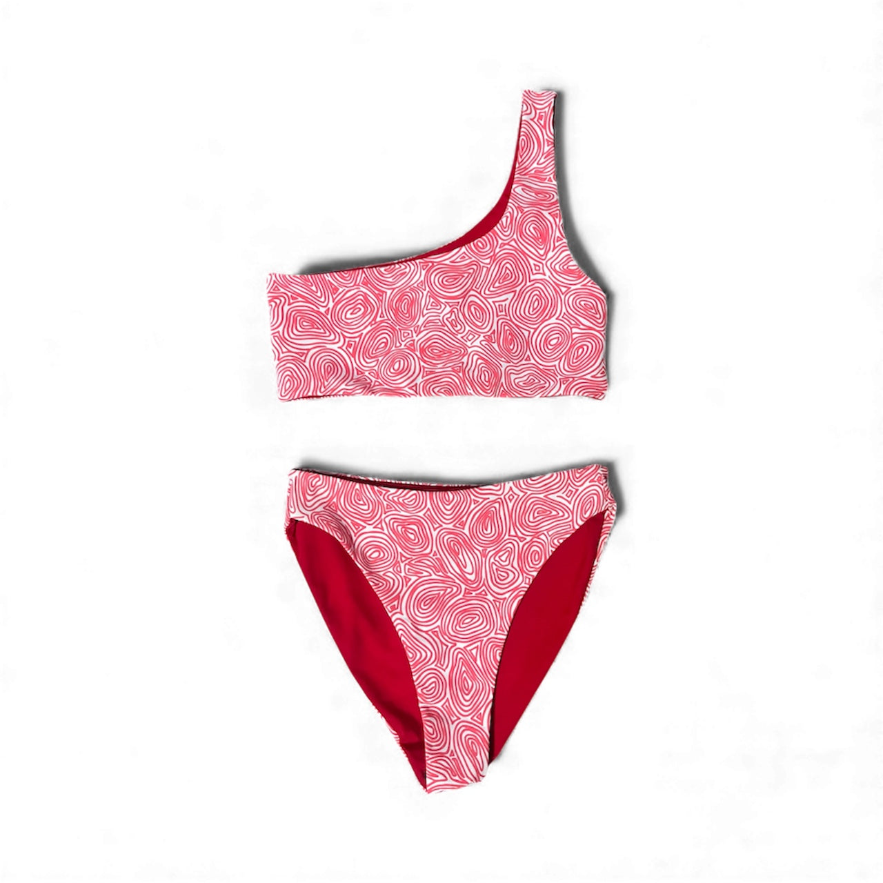 Bermuda Xtra Coverage - S/M - Coral Calyx x Radiant Red